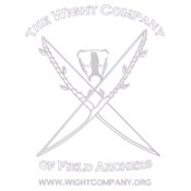 wight company archery BACK LOGO with WEB ADDRESS 42MIN 